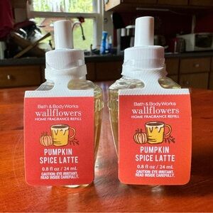 Bath and Body Works Pumpkin Spice Latte Wallflower Refills